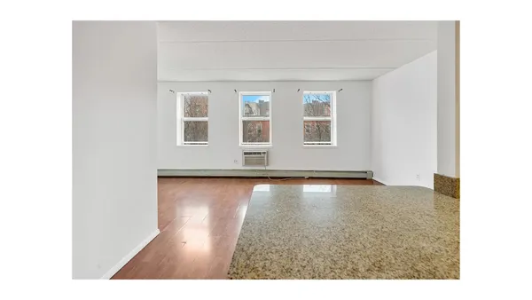 a view interior of a house with wooden floor