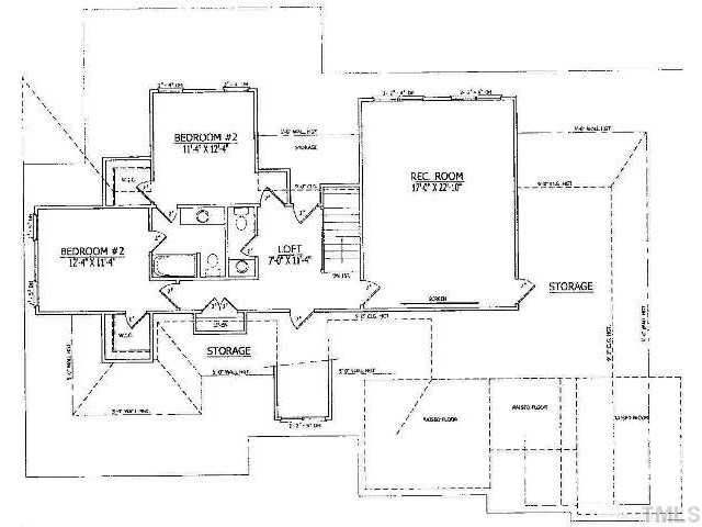 4900 Lead Mine Road Raleigh, NC 27612 - Photo 5 of 5 2nd Floor Plan