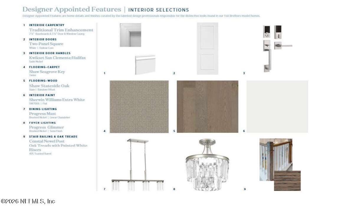 135 Sapling Terrace St. Johns, FL 32259 - Photo 7 of 17 a picture of a floor plan