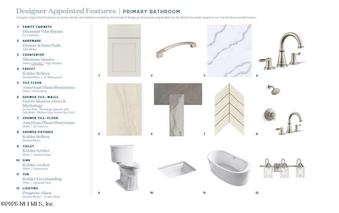 135 Sapling Terrace St. Johns, FL 32259 - Photo 10 of 17 a bathroom with a sink and a mirror