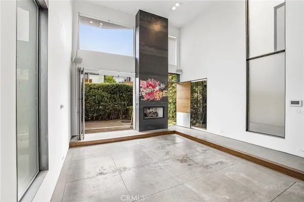 a view of gallery with window