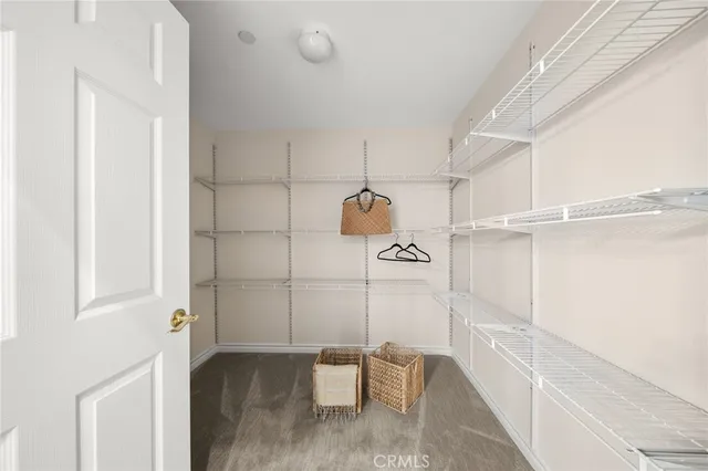 a view of a walk in closet