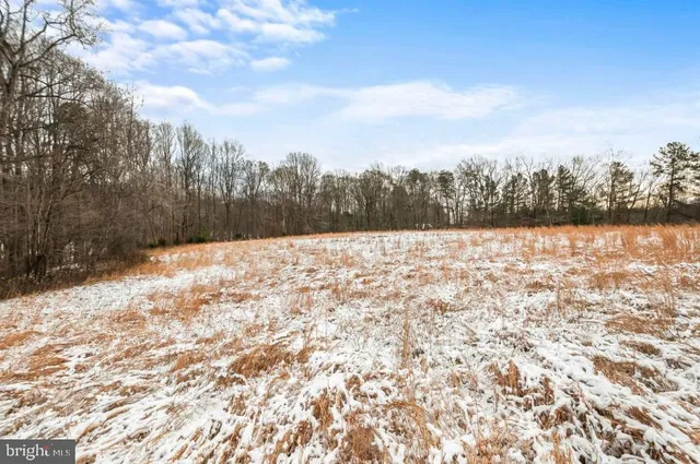 a view of snow on the road