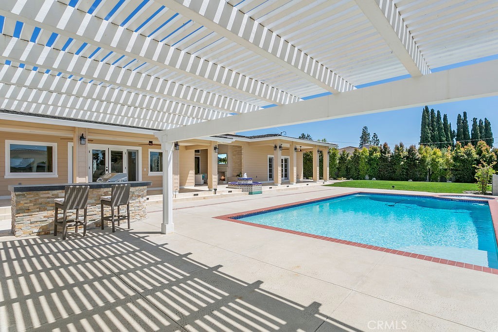 9631 Fleet Road Villa Park, CA 92861 - Photo 45 of 64 a view of swimming pool with seating space
