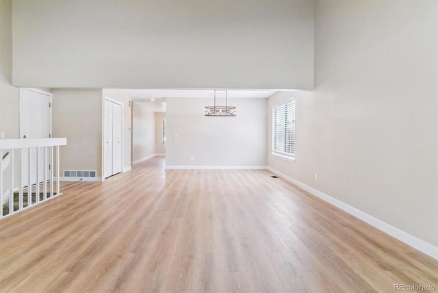 wooden floor in an empty room