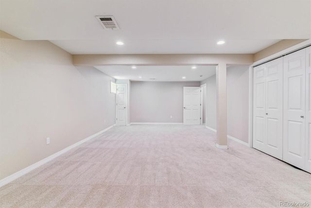 a view of an empty room