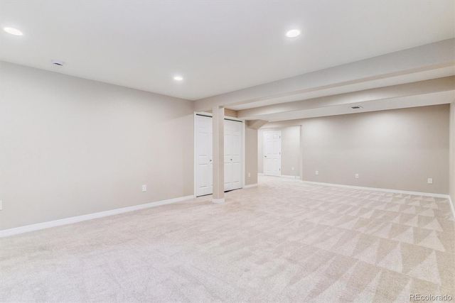 a view of an empty room