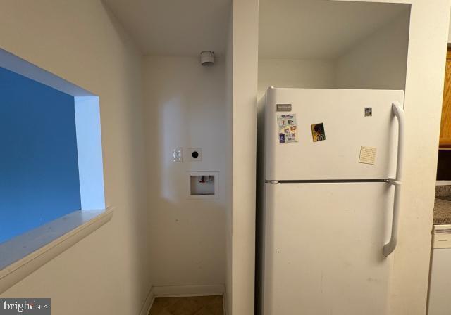 201 Timber Creek Road Clementon, NJ 08021 - Photo 11 of 22 a white refrigerator freezer sitting next to a white wall