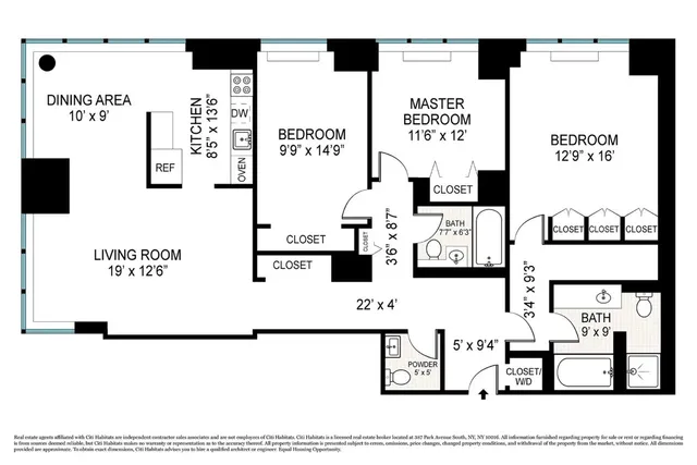 $2,640,000 | 200 Riverside Boulevard, Unit 7A | Upper West Side