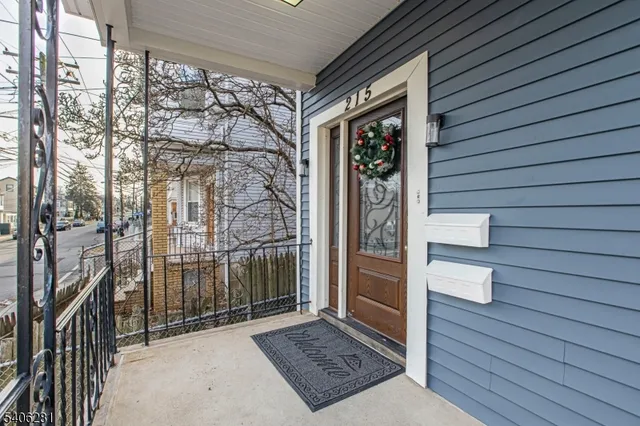 a view of a entryway door front of house