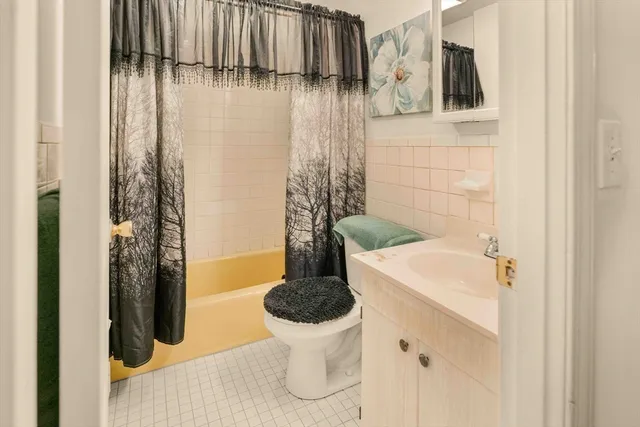 a bathroom with a sink and toilet