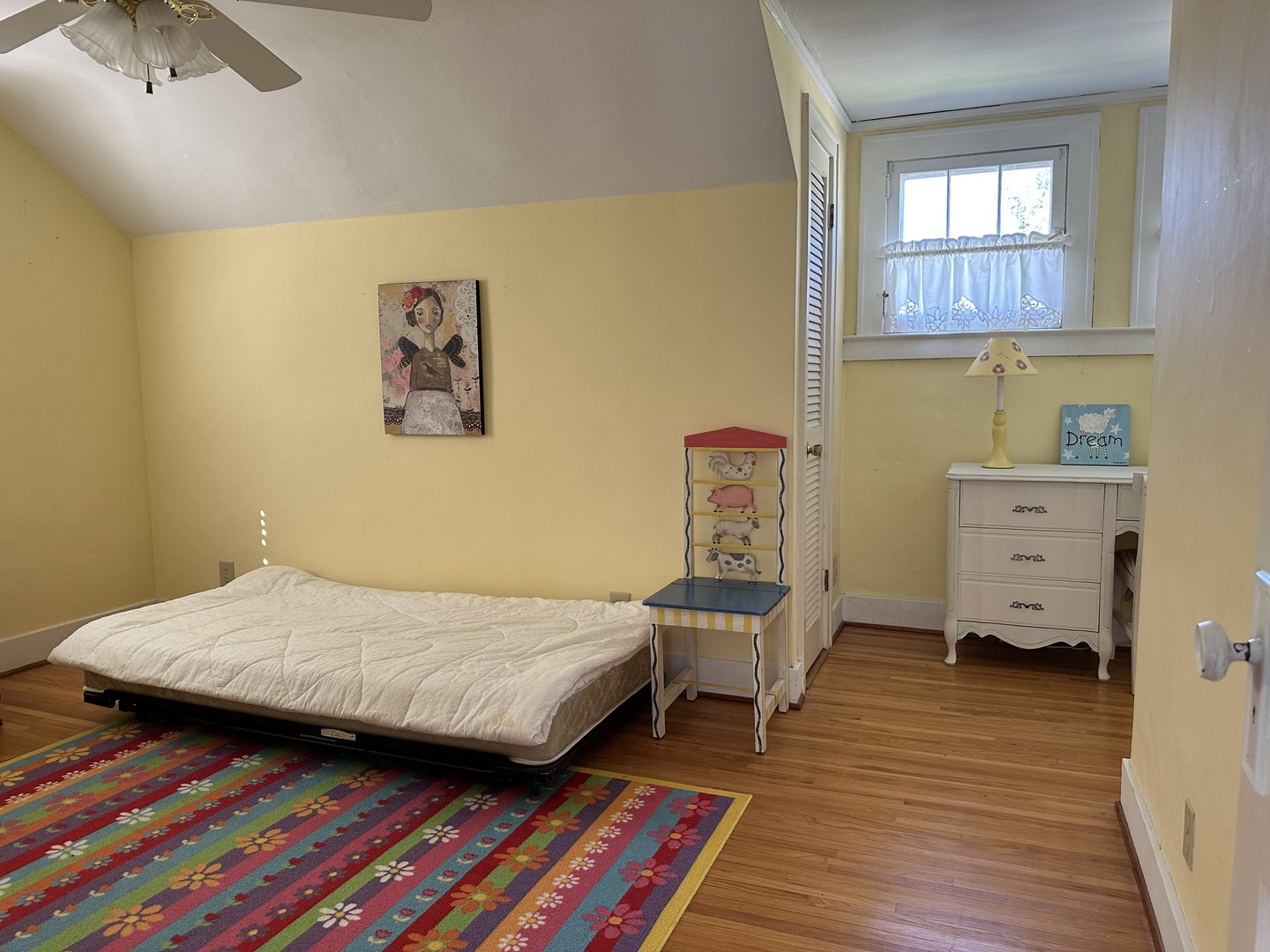 701 Chambers Street Ottawa, IL 61350 - Photo 25 of 32 a bedroom with a bed and wooden floor