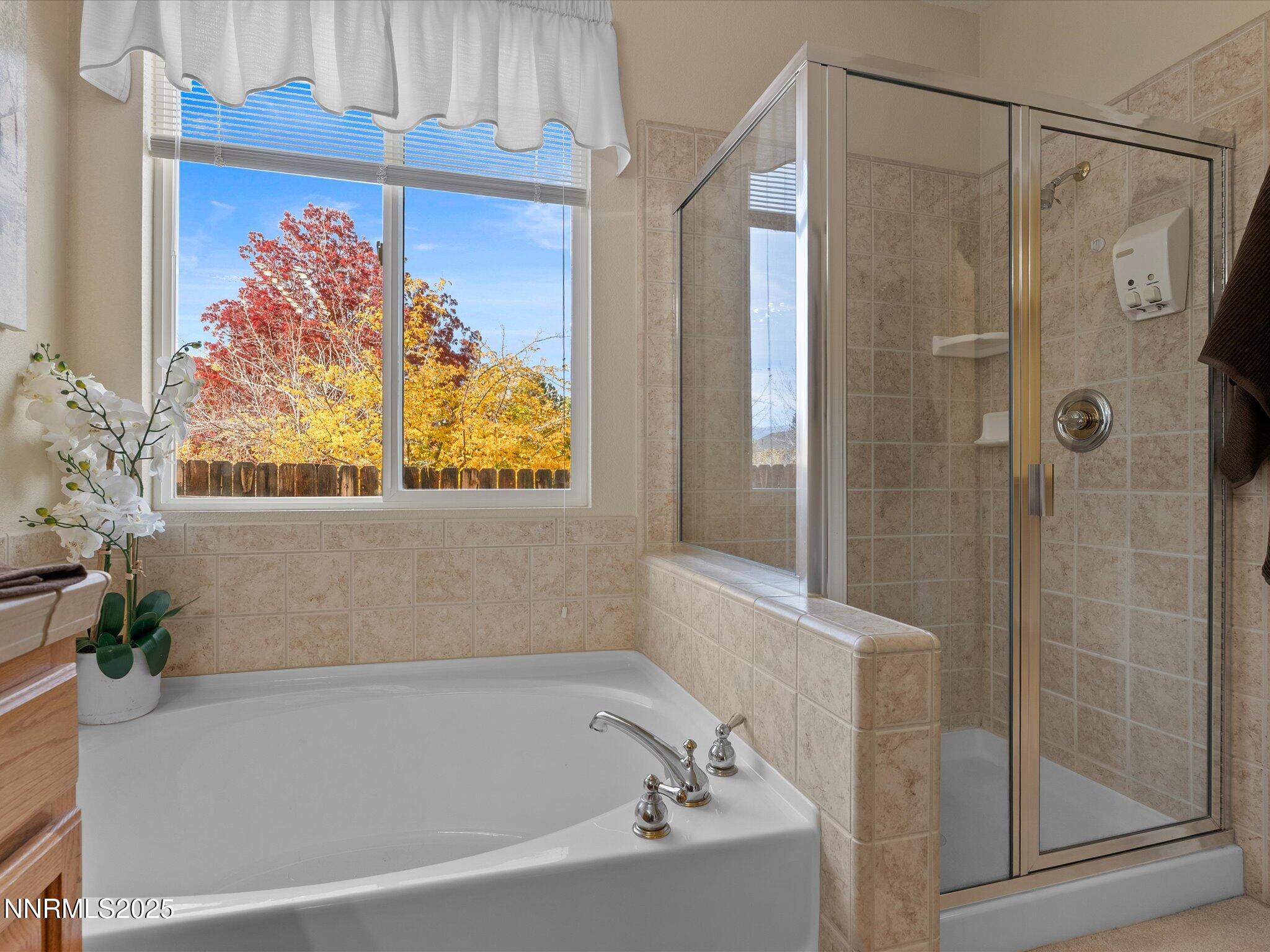 5952 Indus Drive Reno, NV 89502 - Photo 20 of 39 a bathroom with a bathtub and shower