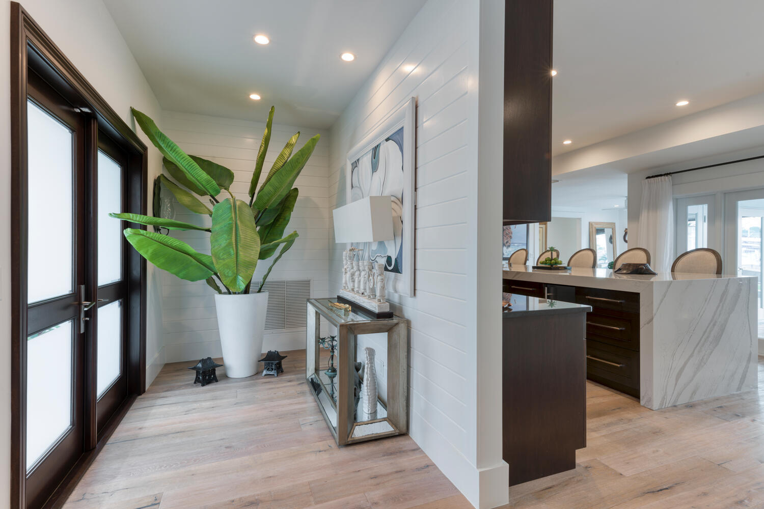 1041 Gulfstream Way Riviera Beach, FL 33404 - Photo 22 of 39 a kitchen with stainless steel appliances granite countertop a refrigerator and a sink