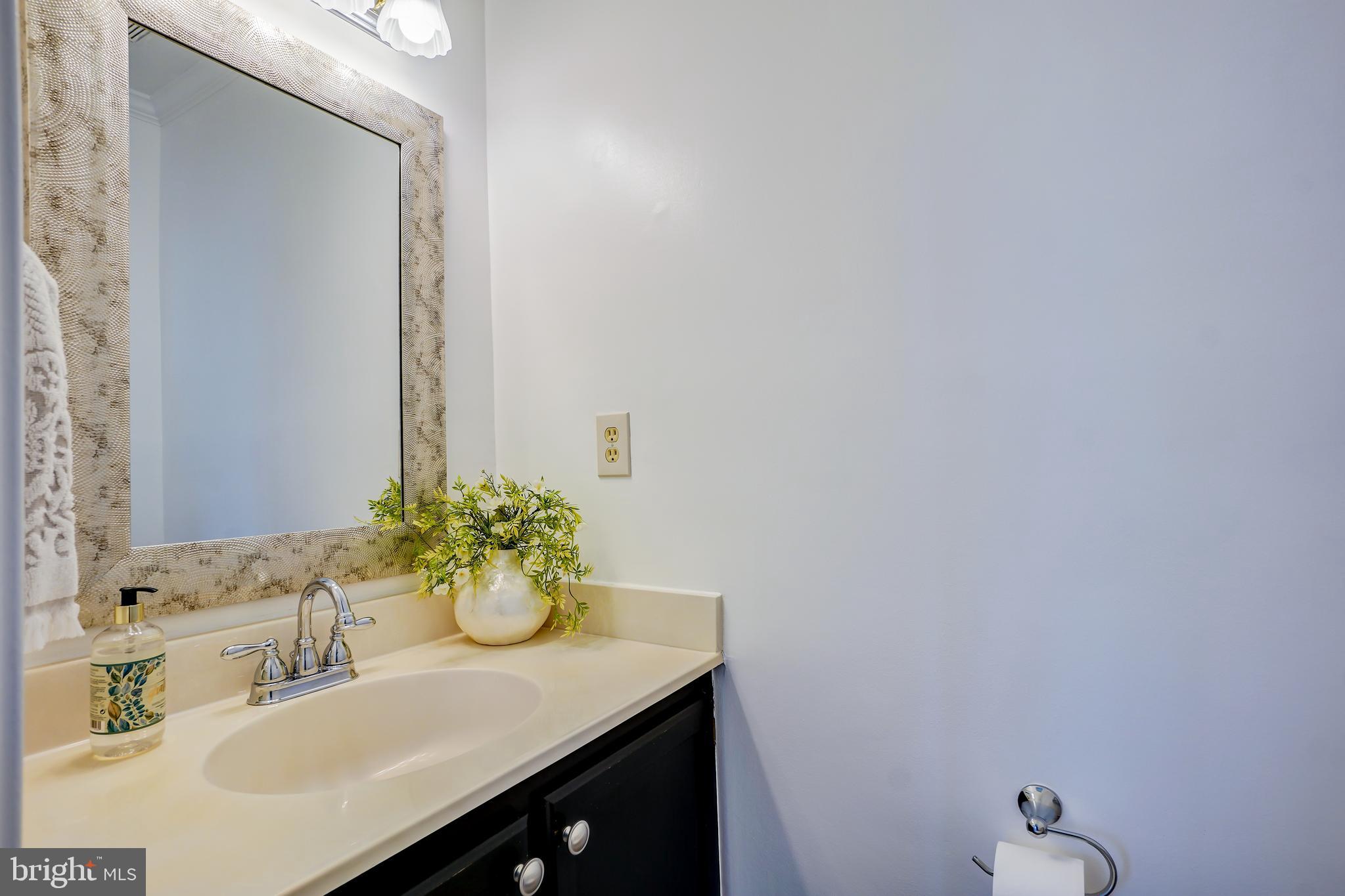 614 Suffield Drive Gaithersburg, MD 20878 - Photo 9 of 22 a bathroom with a sink vanity and a mirror