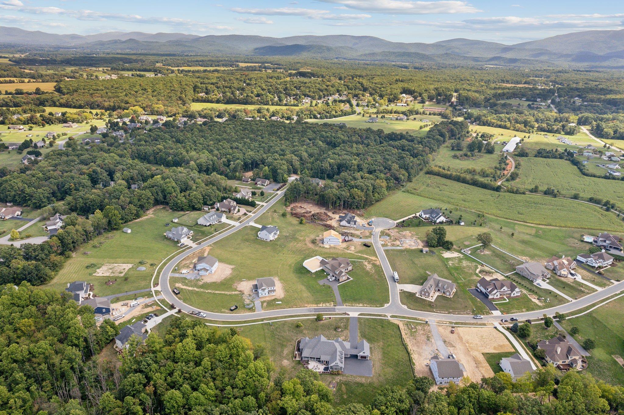 60 Jaspers Lane Stuarts Draft, VA 24477 - Photo 30 of 31 an aerial view of a house with a lake view