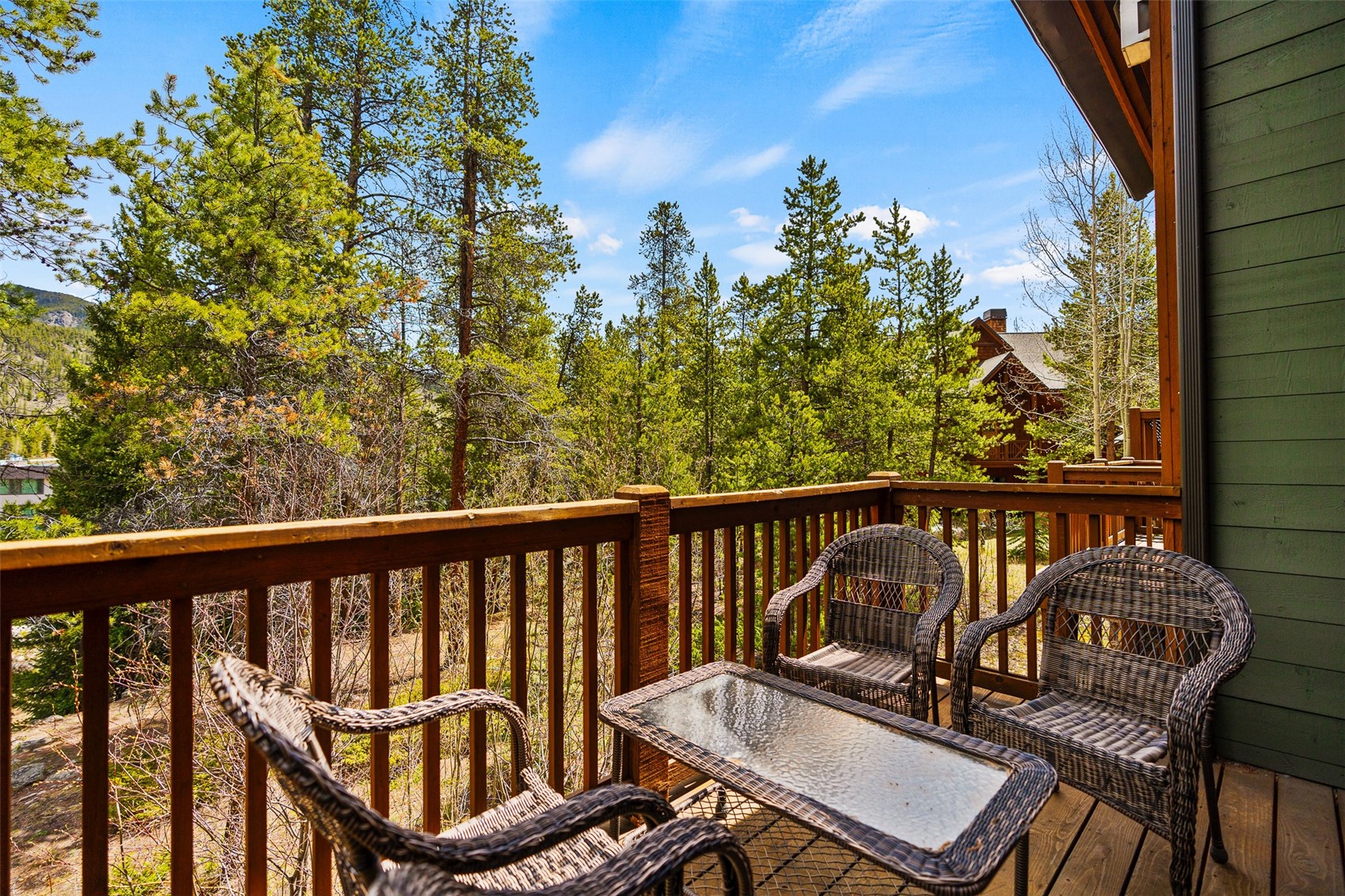 57 Lake Ridge Circle, Unit 1848 Keystone, CO 80435 - Photo 11 of 49 a view of a two chair in the balcony