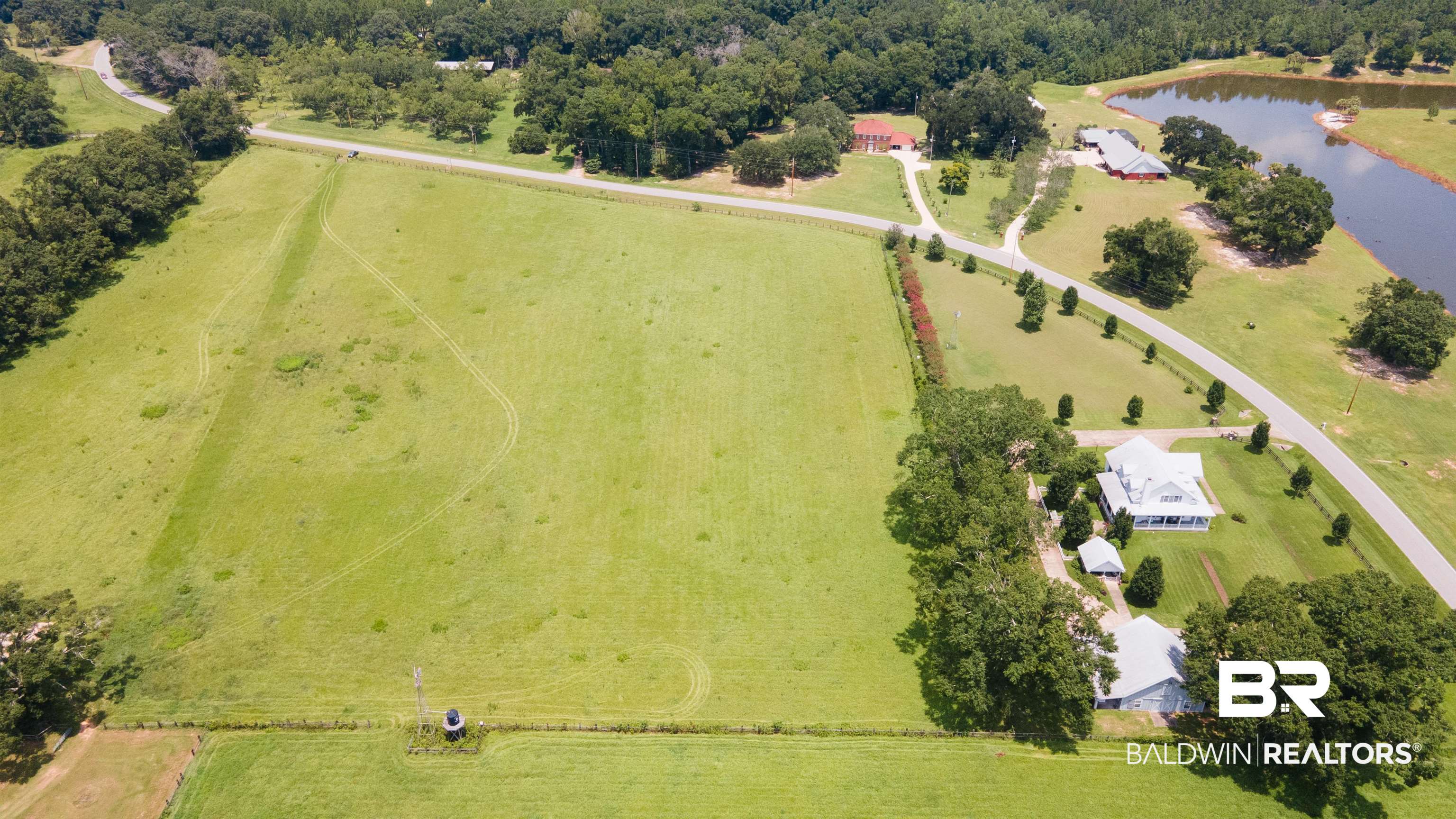 10090 Bryant's Lndg Road Stockton, AL 36579 - Photo 7 of 8 Birds eye view of property featuring a rural view and a water view