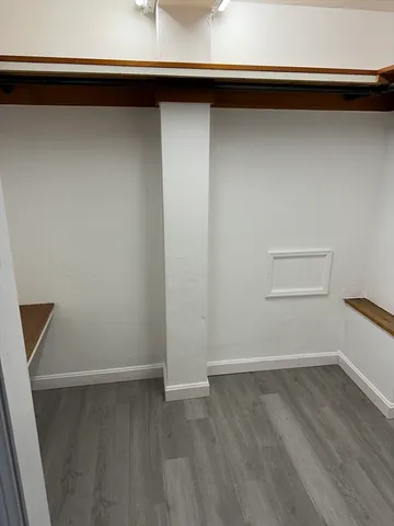 a view of a closet