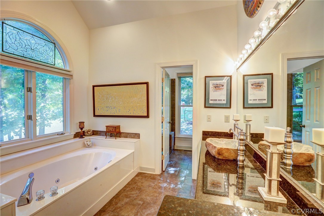 3208 St Stephens Way Midlothian, VA 23113 - Photo 30 of 47 Stained glass art does not convey but the sink doe