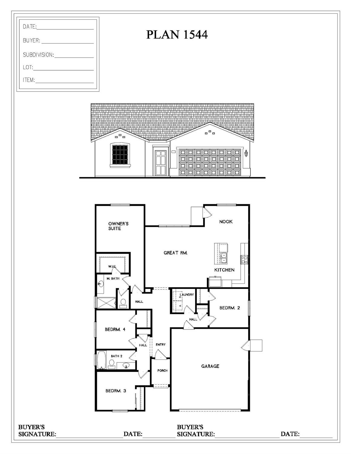 a picture of a floor plan