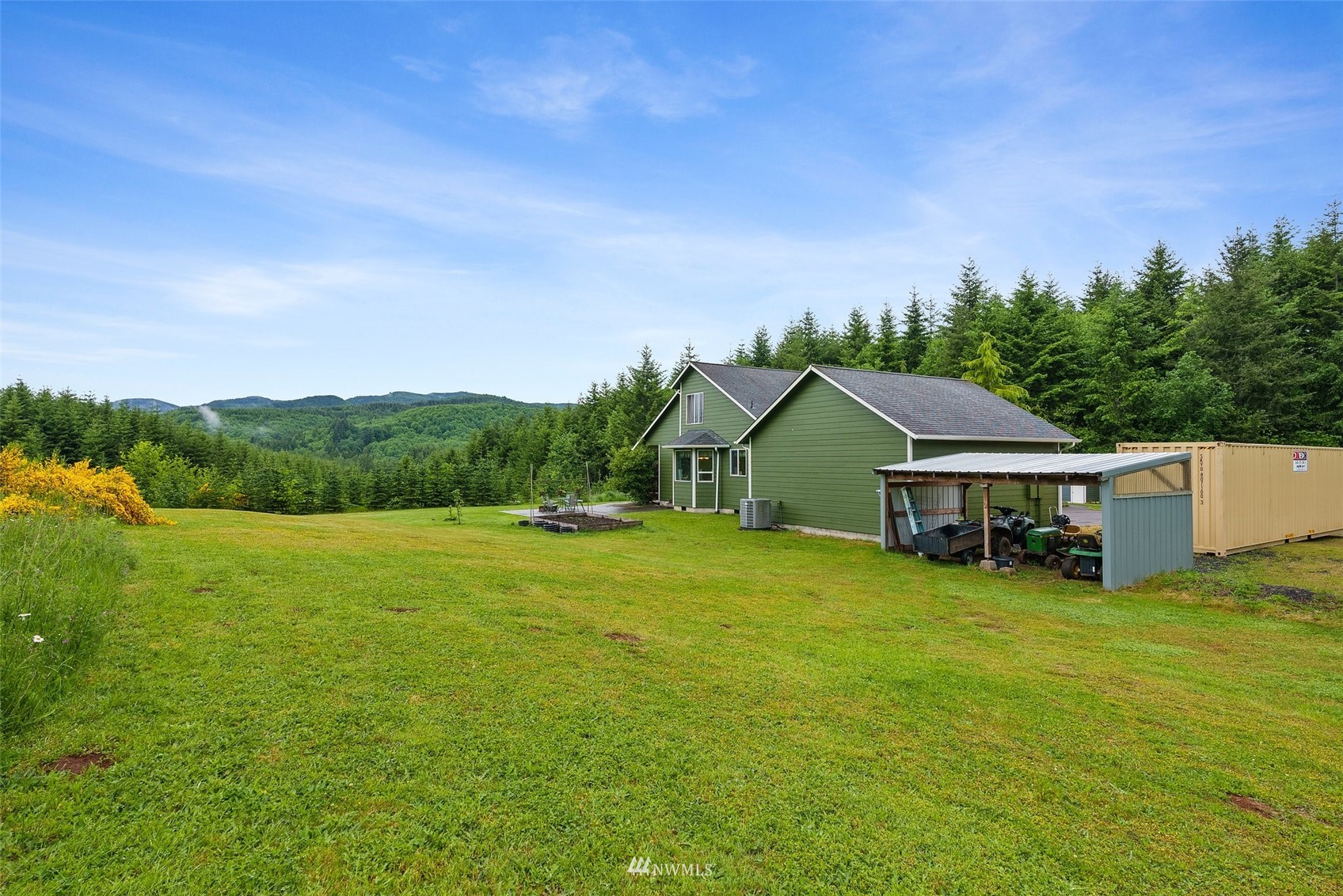 356 Wells Road Pe Ell, WA 98572 - Photo 38 of 40 a house view with a garden space