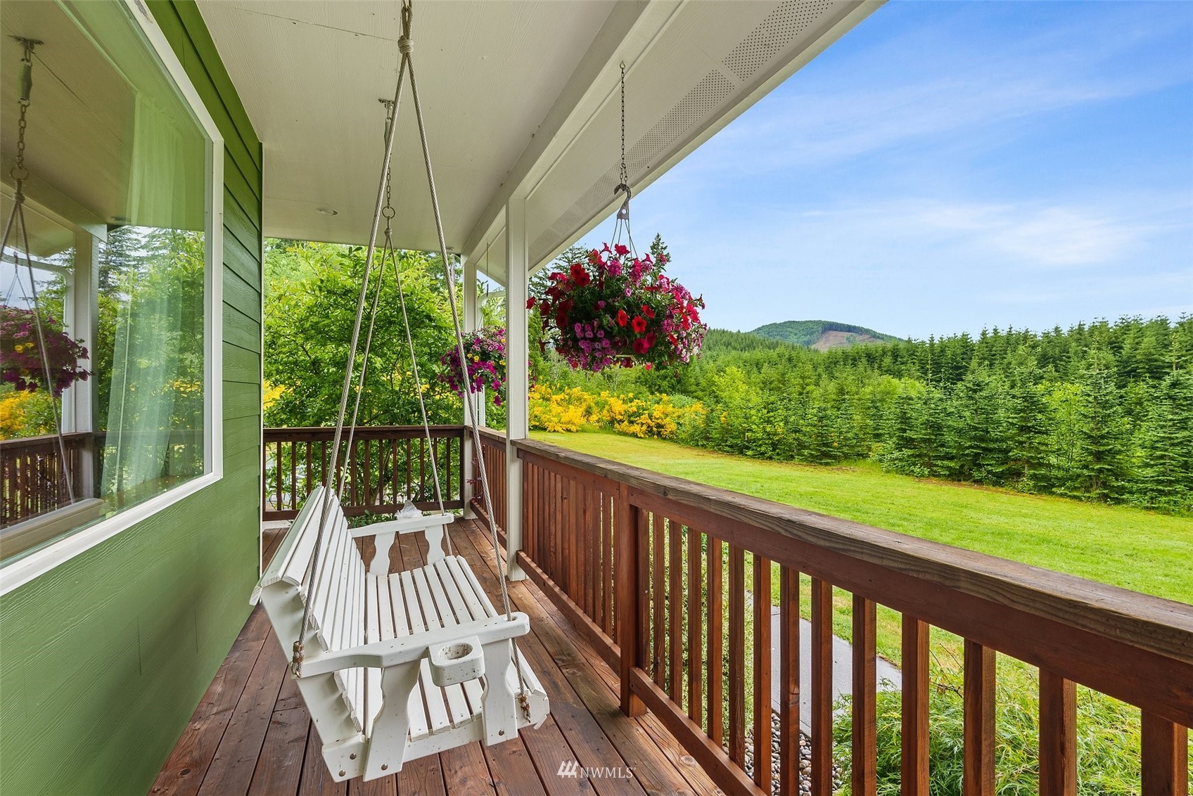 356 Wells Road Pe Ell, WA 98572 - Photo 6 of 40 a view of a balcony with chairs