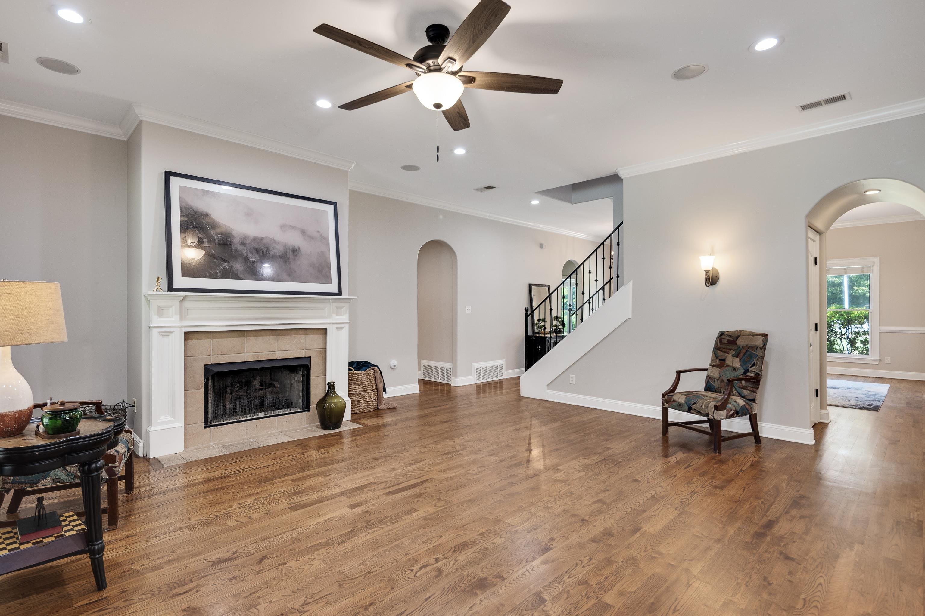 9028 Osborntown Road Arlington, TN 38002 - Photo 11 of 40 a living room with furniture and a fireplace