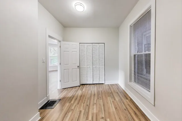 wooden floor in an empty room