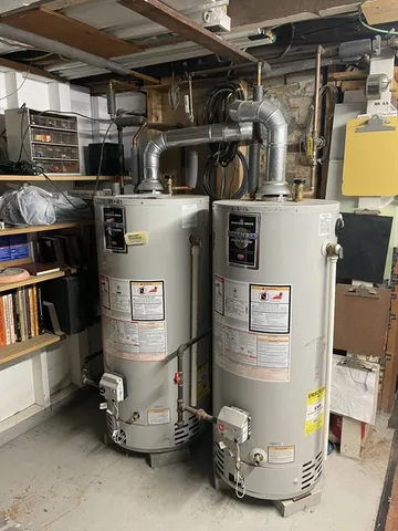 a view of a storage room with washer and dryer