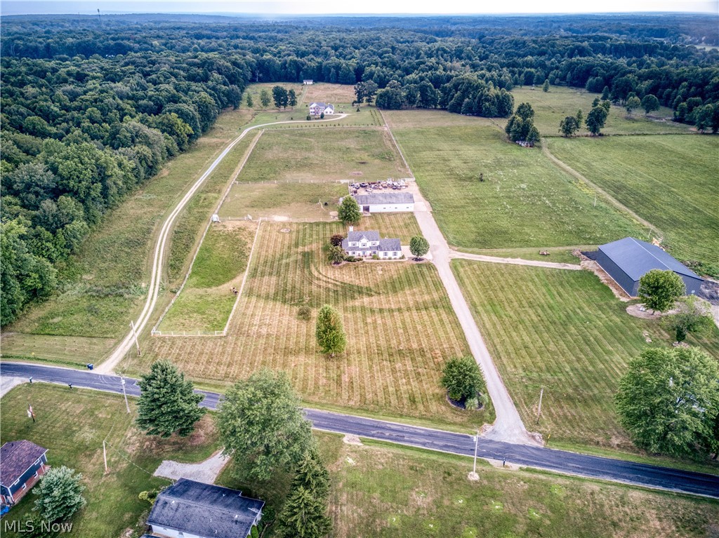 9715 Williams Road Diamond, OH 44412 - Photo 4 of 48 Drone / aerial view with a rural view
