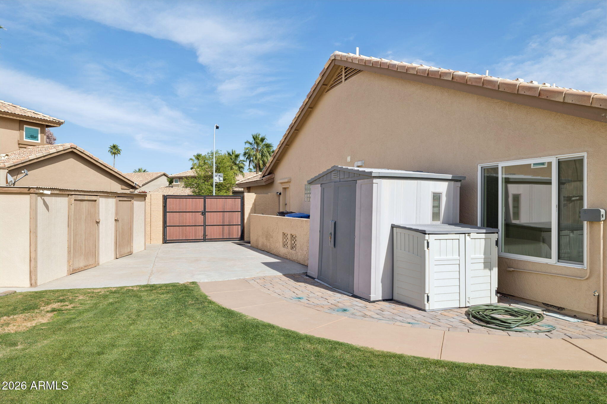 2451 East Dry Creek Road Phoenix, AZ 85048 - Photo 39 of 56 a view of a backyard of the house