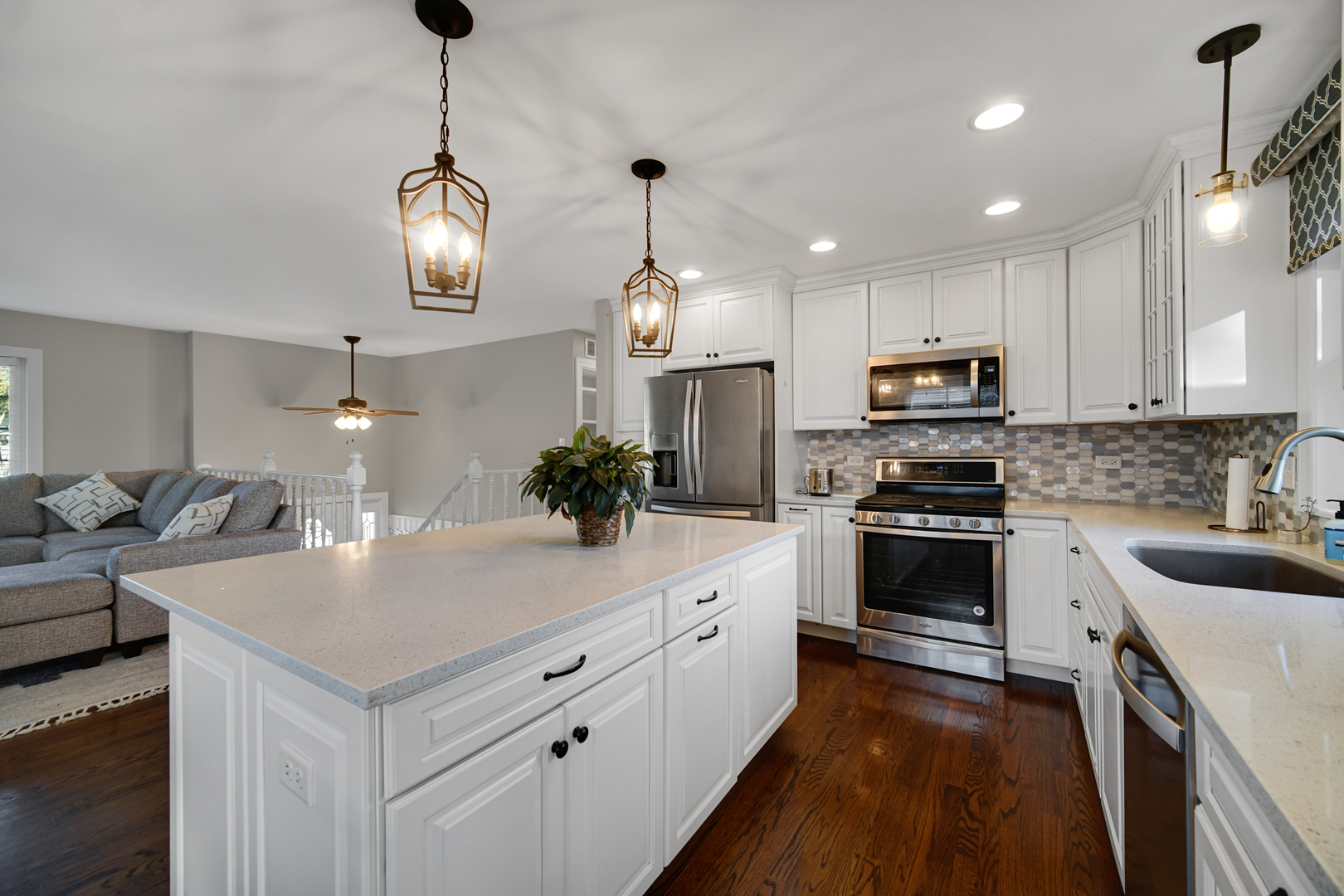 2S111 Churchill Lane Glen Ellyn, IL 60137 - Photo 4 of 34 a kitchen with sink a stove and cabinets