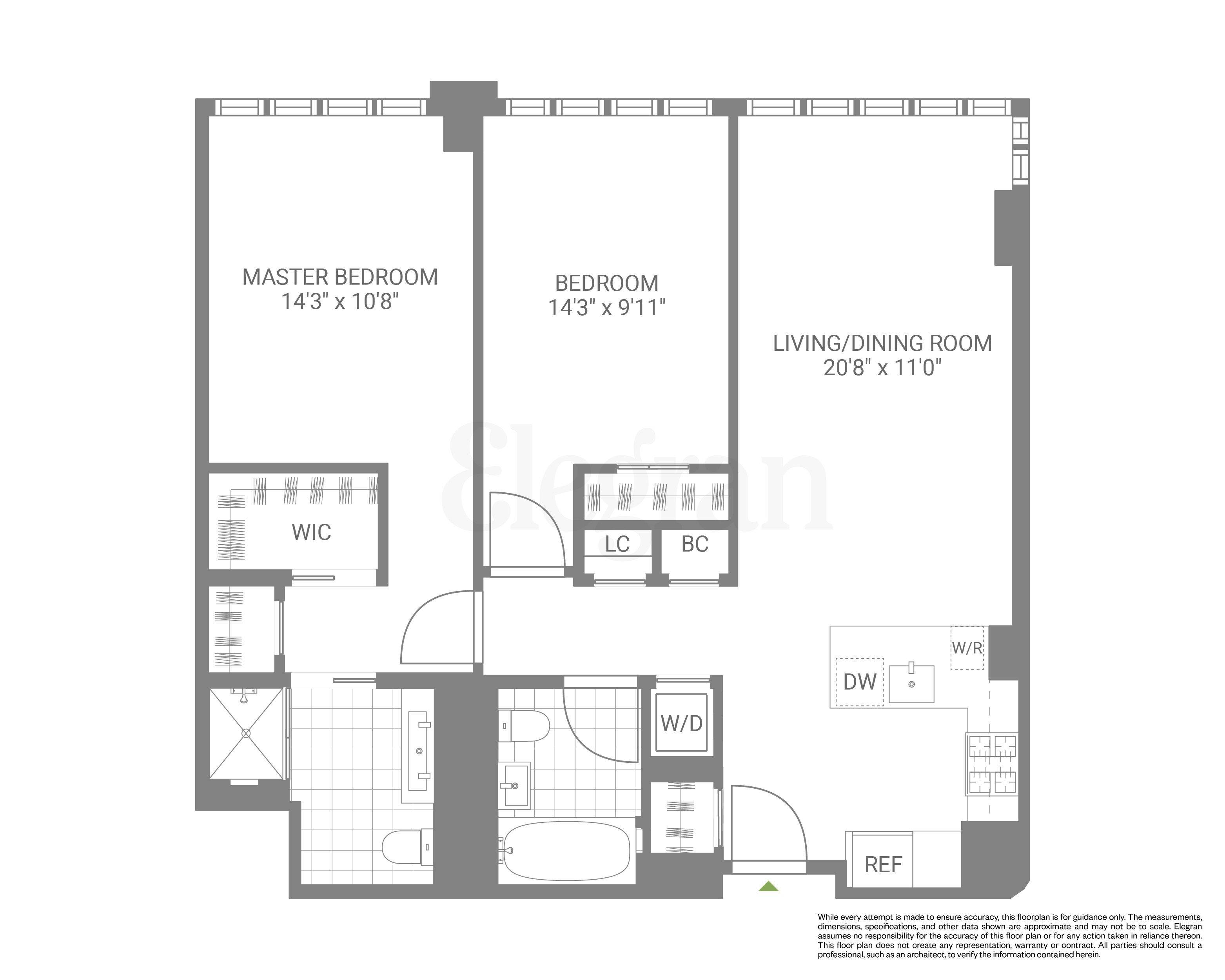 591 3rd Avenue, Unit 12A Manhattan, NY 10016 - Photo 14 of 14 a picture of a floor plan