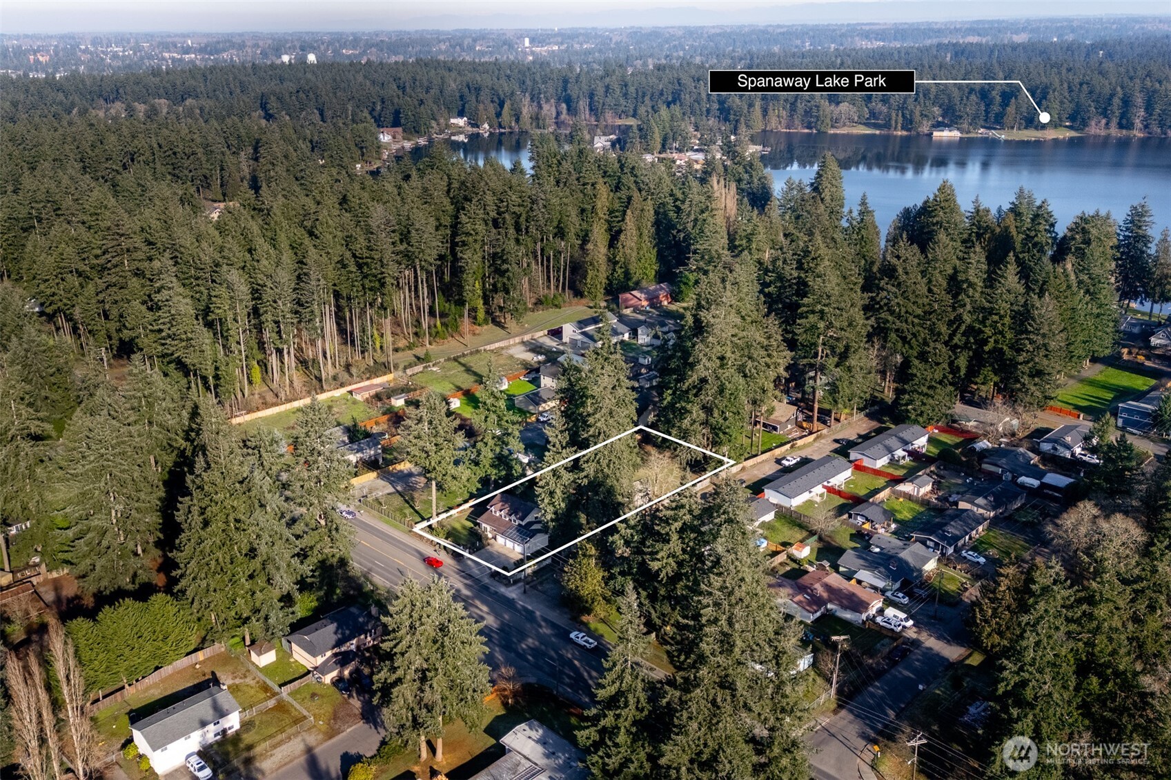 16011 Spanaway Loop Road South Spanaway, WA 98387 - Photo 33 of 35 an aerial view of multiple house