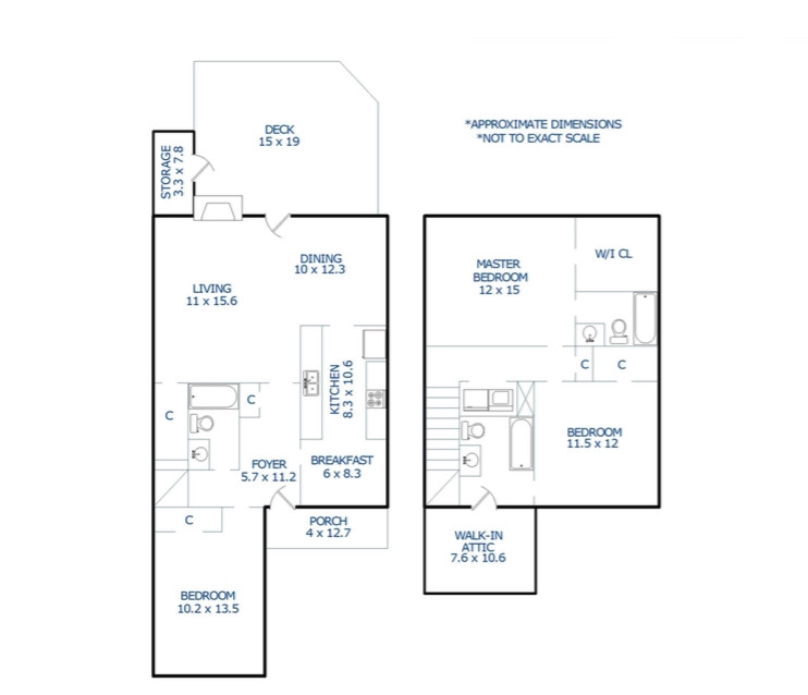 204 Wetherburn Lane Raleigh, NC 27615 - Photo 19 of 19 Floor Plan