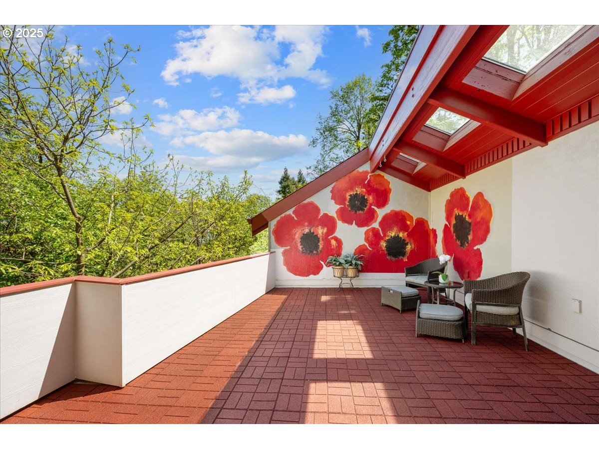 4908 Southwest Barnes Road Portland, OR 97221 - Photo 30 of 40 a view of outdoor space with seating area