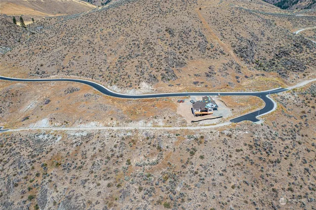 a view of a city with mountains