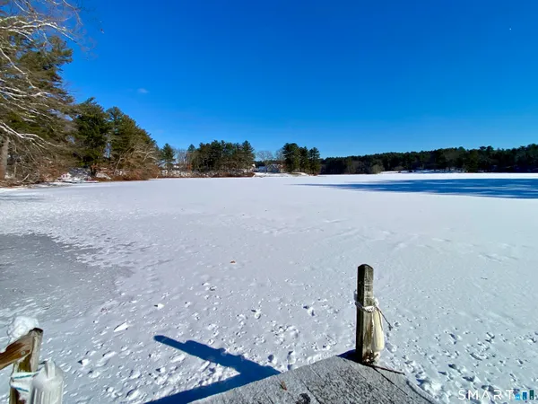 a view of a yard with an outdoor space