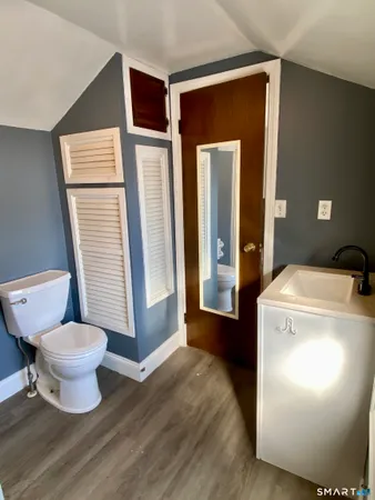 a view of a black gate