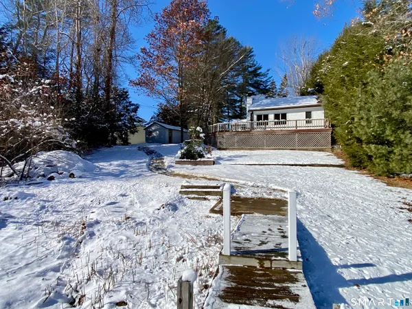a view of lake and mountain