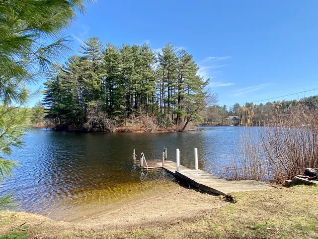 a view of a lake from a balcony