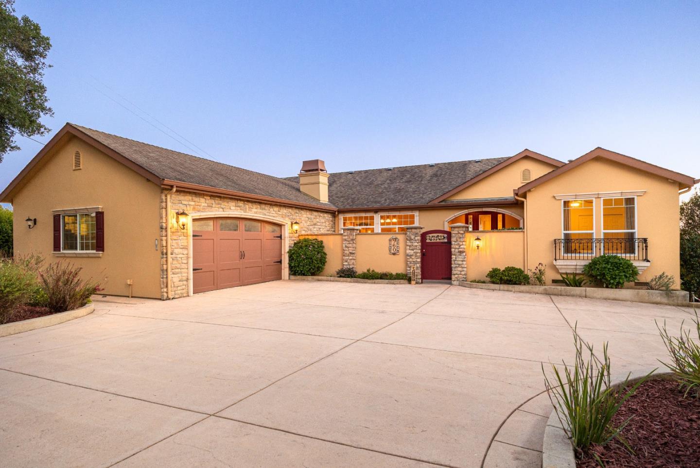 960 Smith Road Watsonville, CA 95076 - Photo 1 of 53 a front view of a house with a yard and garage