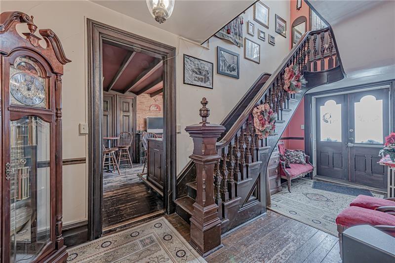 1892 McClellandtown Road Adah, PA 15410 - Photo 5 of 33 a view of entryway dining room and hall with wooden floor