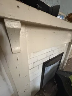 a room with furniture and a window