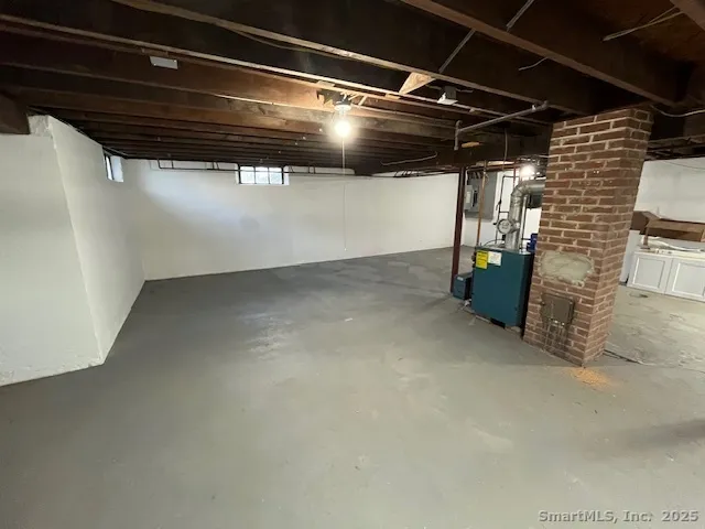 a view of storage and utility room