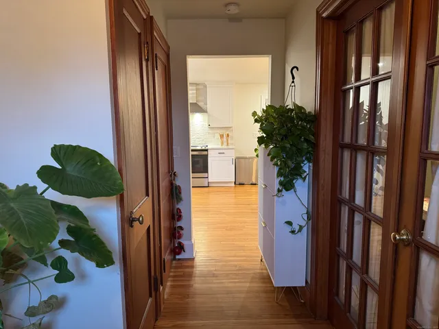 a view of a corridor