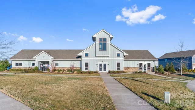 a view of street with houses