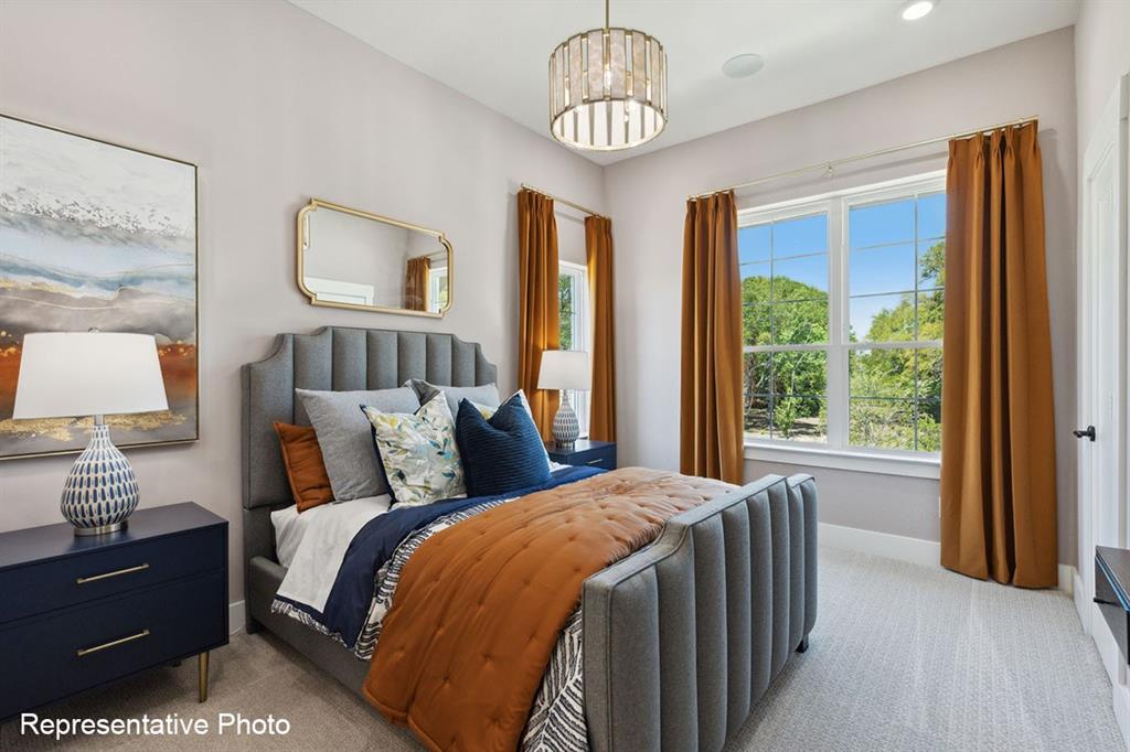 12711 Pne Rdg Trail Wylie, TX 75098 - Photo 22 of 30 a bedroom with bed and a window