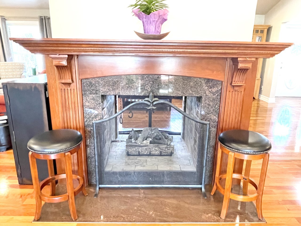2583 East 259th Road Peru, IL 61354 - Photo 14 of 48 a room with furniture and a fireplace